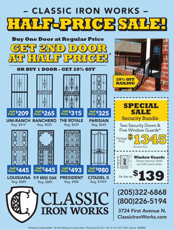 2022 Classic Iron Door Sale